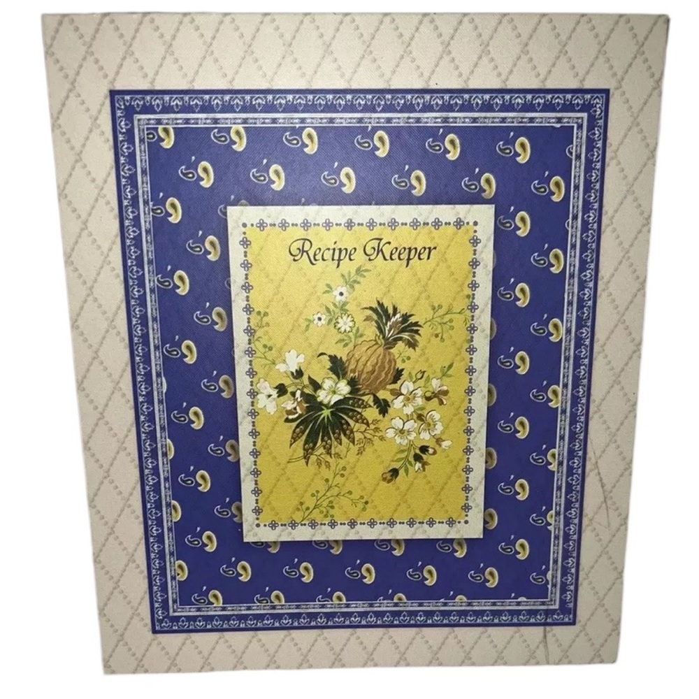New Seasons Vintage Recipe Organizer Ringed Binder New Old Stock  Martha Collins
